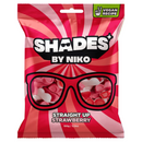 Shades by Niko Straight Up Strawberry Flavour Sweets Bag 20x150g