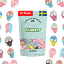 Swedish Skulls Mix With Bubs Vegan Gummies