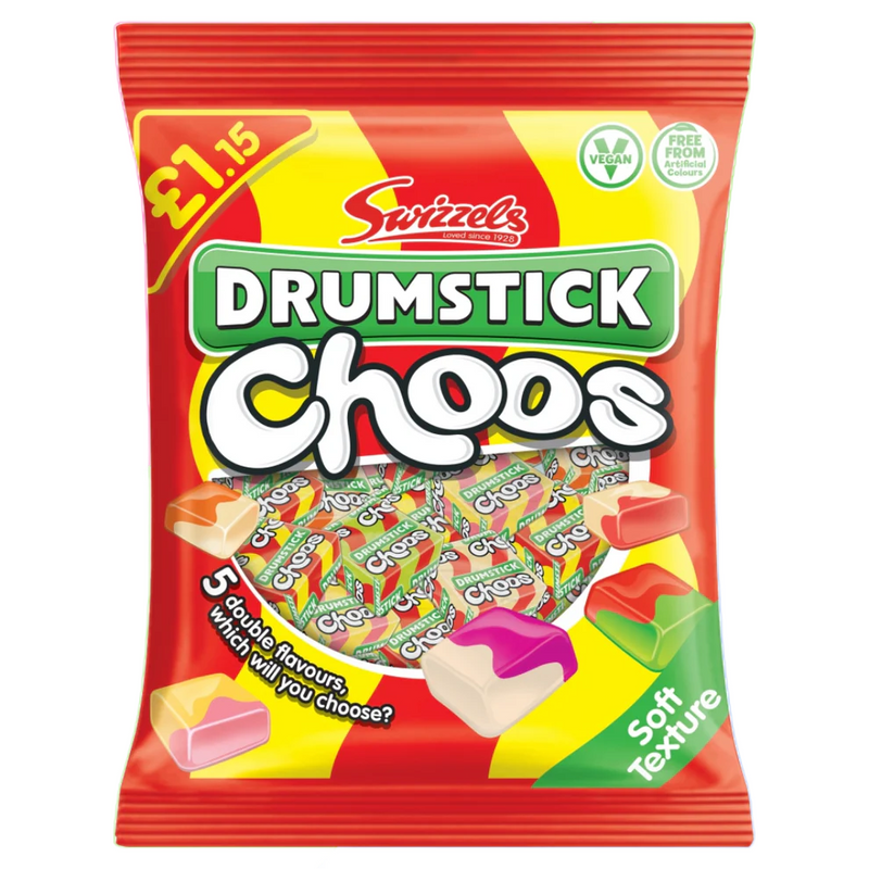Swizzels Drumstick Choos 12x115g
