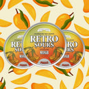 Retro Sour Tins (3 Pack)- Hard Tangy Candy - Tangerine, Citrus, Mango 3 Pack