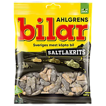 Ahlgrens Cars Salty Licorice 100g