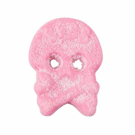 Bubs Vegan Cool Raspberry Foam Skulls