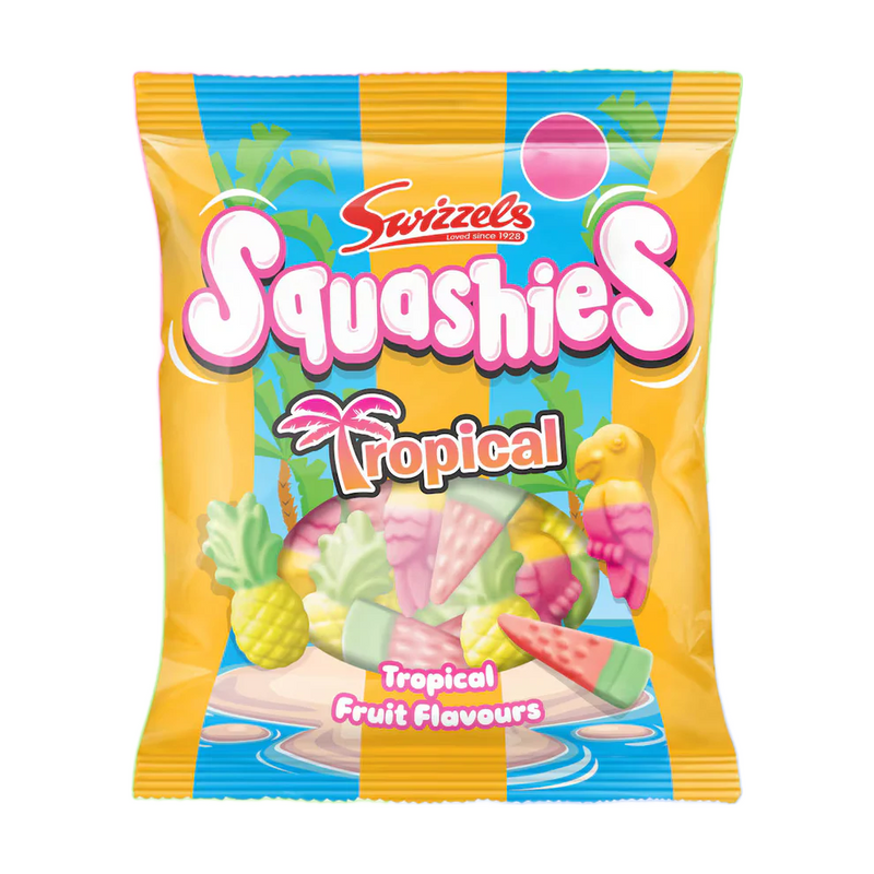 Swizzels Squashies Tropical Bag 12x100g