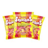 Squashies Drumstick Candy 3 Pack Bundle - Strawberry Flavor Candies - 120g Each - Imported from the UK