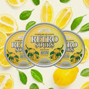 Retro Sour Tins (3 Pack)- Hard Tangy Candy - Tangerine, Citrus, Mango 3 Pack