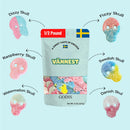Swedish Skulls Mix With Bubs Vegan Gummies