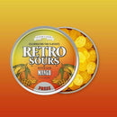 Retro Sour Tins (3 Pack)- Hard Tangy Candy - Tangerine, Citrus, Mango 3 Pack